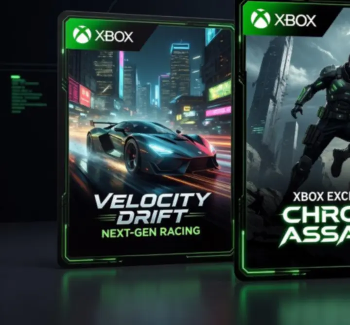 Legmagasabbra értékelt Xbox-játékok borítóinak és akciójeleneteinek montázsa